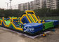 Adults N kids outdoor giant theme park inflatable playground with big slides for sale