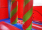 Indoor kids small bouncy castle with pillars N obstacle inside made of lead free certified pvc tarpaulin here in Sino In