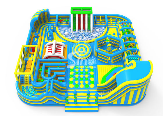 35x35m o parque temático inflável do campo de jogos interno o mais grande para o parque de diversões dos adultos das crianças N
